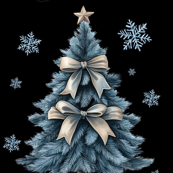 Christmas Tree Kitchen Towel, Holiday Tea Towel, Gift For Friend Or Coworker - Picture 3 of 8